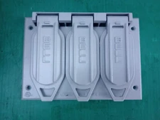 Hubbell-Bell 5097-0 3-Gang Three Duplex Box Mount Weatherproof Cover