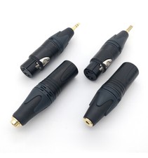 4Pin XLR Male / Female to 4.4mm 2.5mm 3.5mm 6.35mm Jack Female HIFI Adapter
