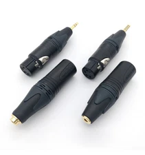 4Pin XLR Male / Female to 4.4mm 2.5mm 3.5mm 6.35mm Jack Female HIFI Adapter