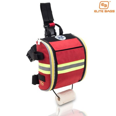 Elite Bags Quickaid's Drop Leg First Aid Bag First Responder MOLLE RED EB02.032