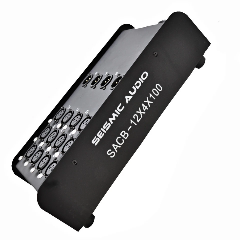 Small Footprint XLR Stage Box Snake - 6, 8, 12, 16, 24, 32 Channel - 25' to 100' - Image 2 of 4