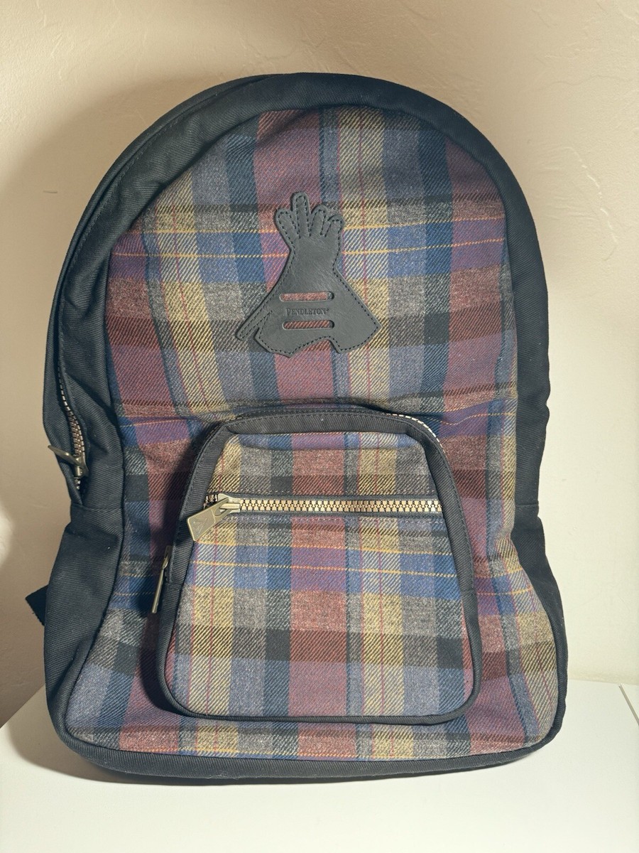 Pendleton Tartan Green Plaid Dome Wool Backpack Pendleton | Bags | Pendleton 0 Wool Tartan Plaid Dome  main image 4