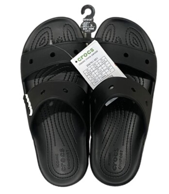 Crocs Classic Slip-on Mens Black Sandal Slides!!(13) | eBay display picture 2