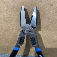 HART 8-inch Multifunction Linesman Pliers with Comfort Grips, Chrome Vanadium