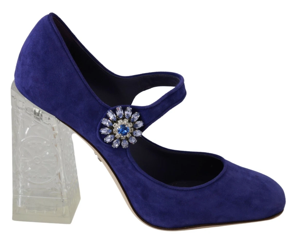 Dolce and top gabbana purple shoes