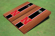 University of Nebraska Black Rosewood Matching Long Strip Cornhole Boards
