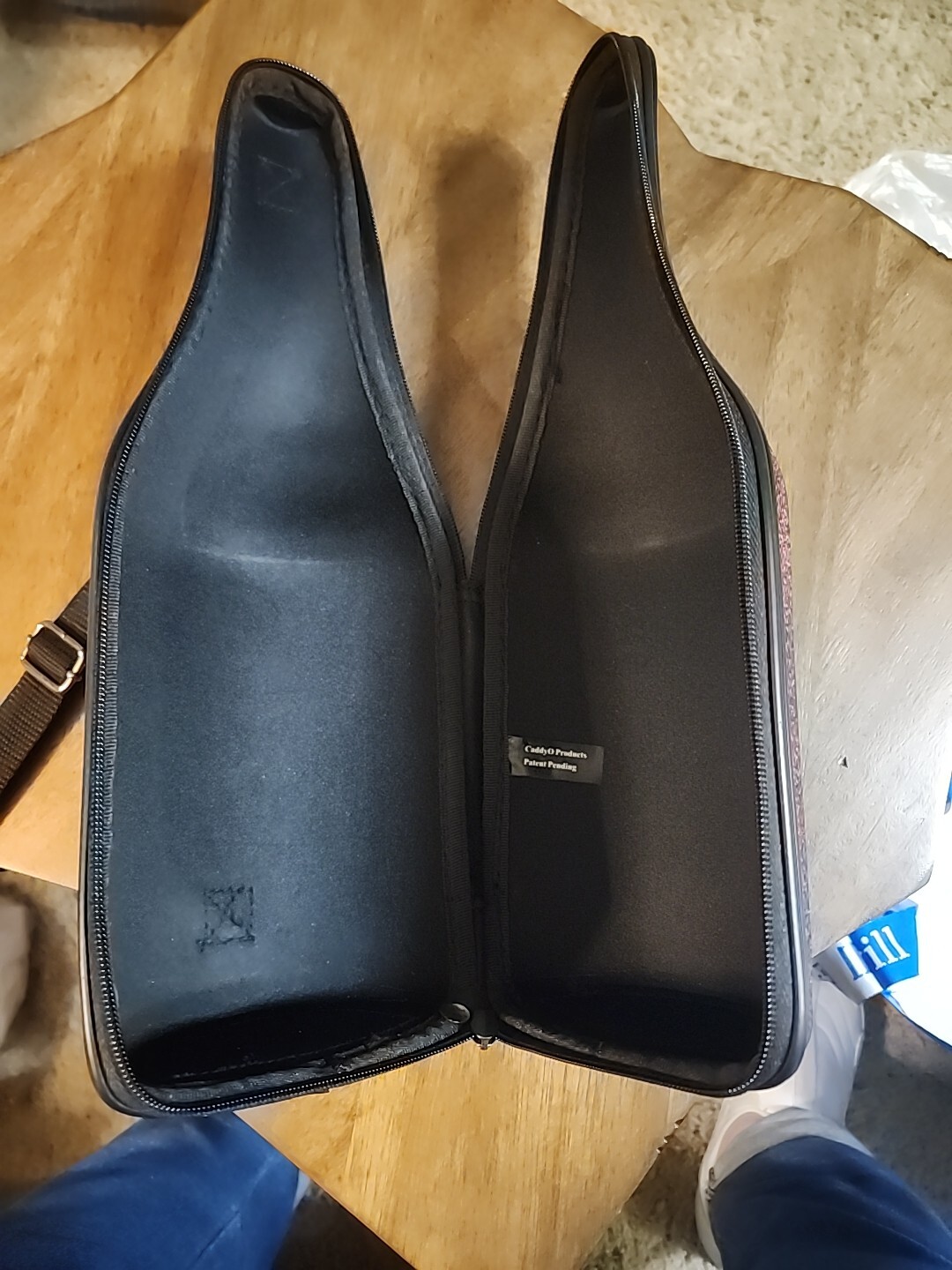 Caddy-O Wine Cooler Traveling Case 15" Burgundy