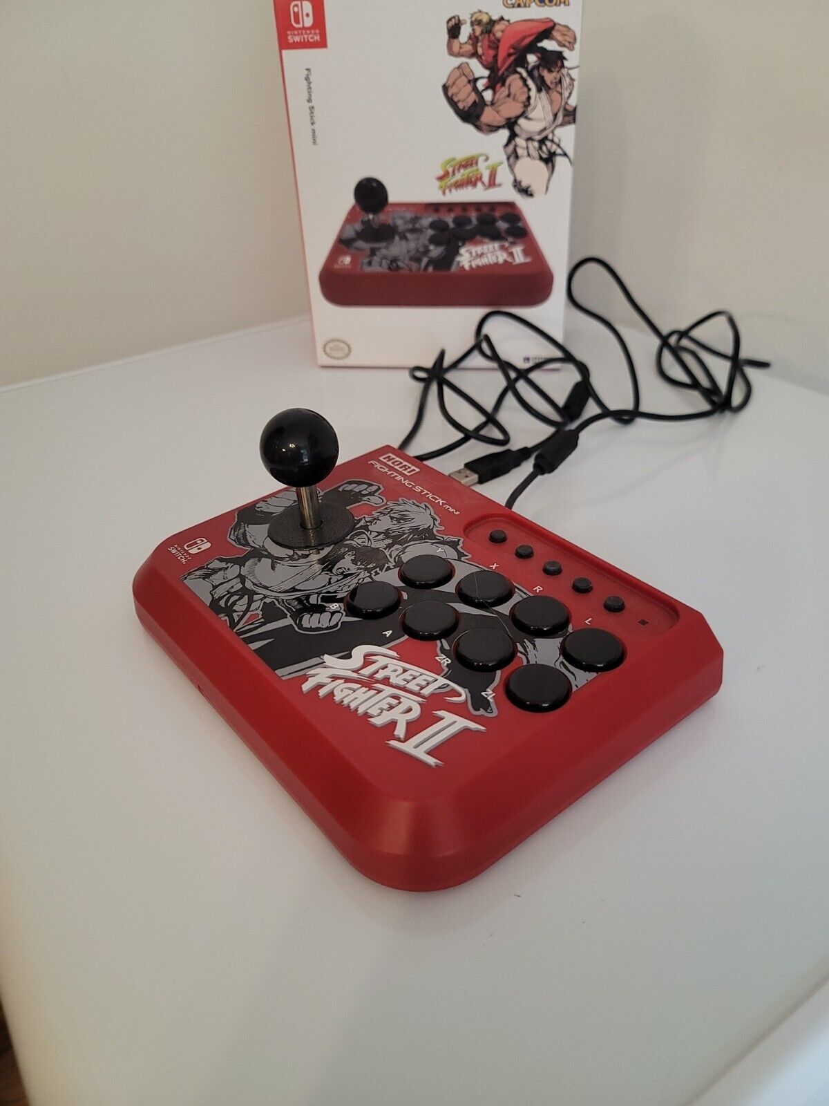 Hori Official Nintendo Switch Fighting Stick Mini - Street Fighter II™ –