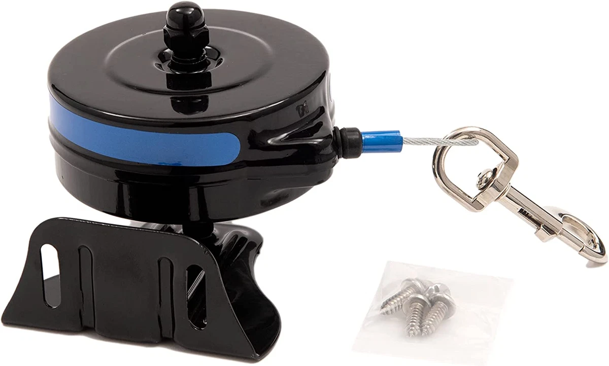 Bracket Mount and Stake Retractable Leash Tie Outs for Dogs