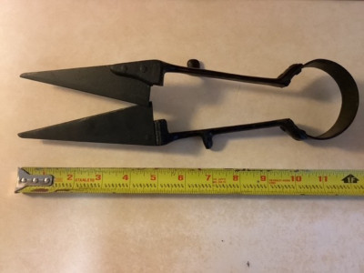 Antique Vintage Cast Iron Tool Sheep Shears H. Boker & Company Germany New York