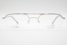Vintage EBM Mod. 4401 Col. RG 53 20 140 Gray Gold Half-Frame Glasses NOS