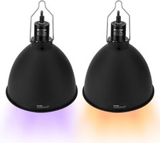 Reptizoo 8.5" Reptile Dome Lamp Fixture  Socket Max 200 Watts Without Bulb U1