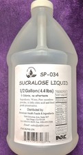 Líquido de sucralosa (0-Cal) 1/2 galón