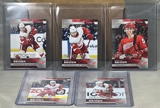 2021-22 NHL TOPPS NOW Stickers 81 319 379 443 534 MORITZ SEIDER RED WINGS RC Set