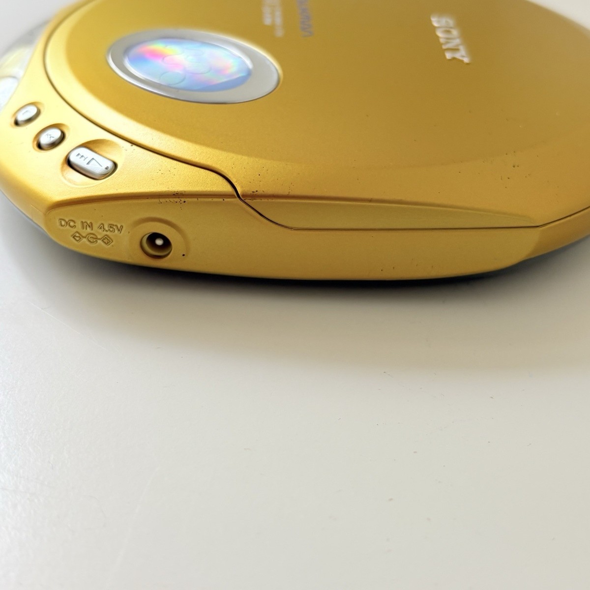 Sony Walkman D-E350 CD Player ESP MAX Gold Portable Discman NO