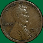 1918-S Lincoln Wheat Cent Extremely Fine XF Coin #35027