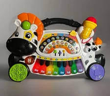 Vtech Zebra Zoo Jamz Piano Musical Light up Instruments Microphone Educational
