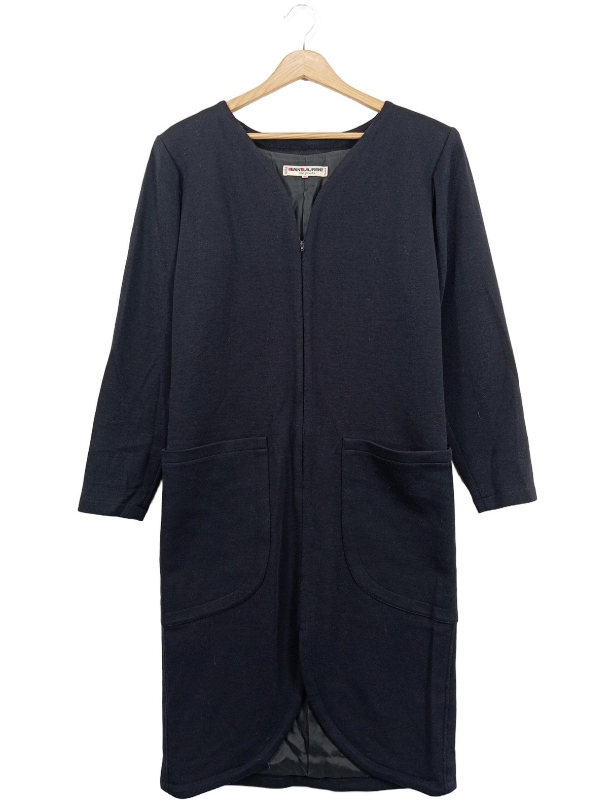 SAINT LAURENT Abito a maniche lunghe Donna Abito Taglia IT 44 blu stile casual