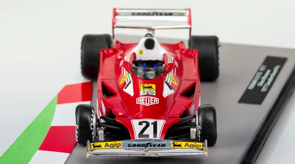 Ferrari 312T2 Gilles Villeneuve 1977 Scala 1:43 Modellino Formula1 Blister Nuovo - Immagine 4 di 4
