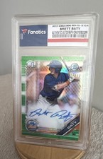 2019 Bowman Draft - Chrome Draft Pick Autographs Brett Baty #CDA-BB Green /99