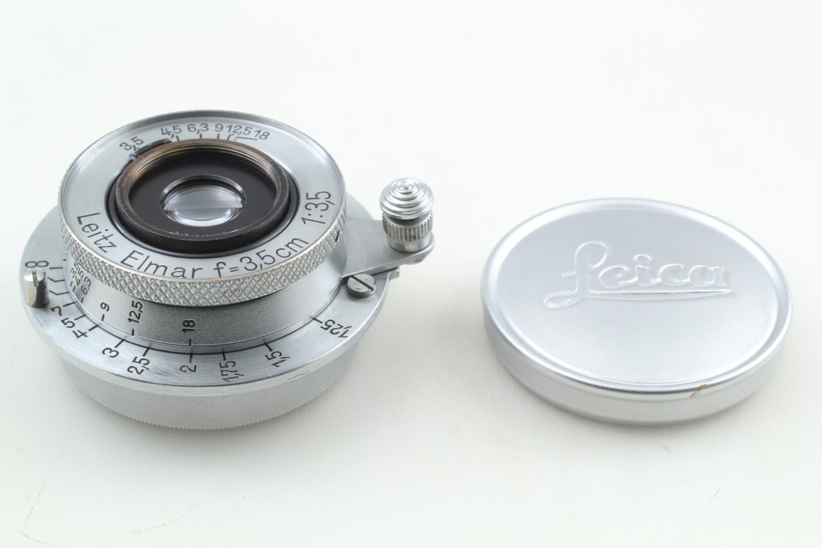 Vintage MINT!! Leica Leitz Elmar 35mm 3.5cm f/3.5 Lens L39 Screw