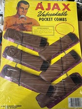 Ajax Unbreakable Pocket Combs 24 Pieces To A Display