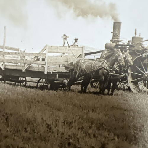 FOTO DE TRACTOR DE GRANJA DE VAPOR VINTAGE Iowa 5/7”. Cuadro W - Imagen 9 de 15