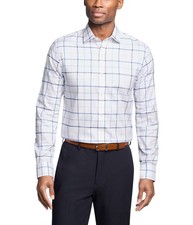 Tommy Hilfiger TH Flex Stretch Twill Dress Shirt White 14.5" Neck 32"-33" Sleeve