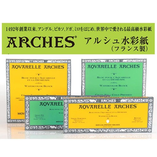 Arches Watercolor Block, Hot Press 7"X10" - Picture 4 of 5