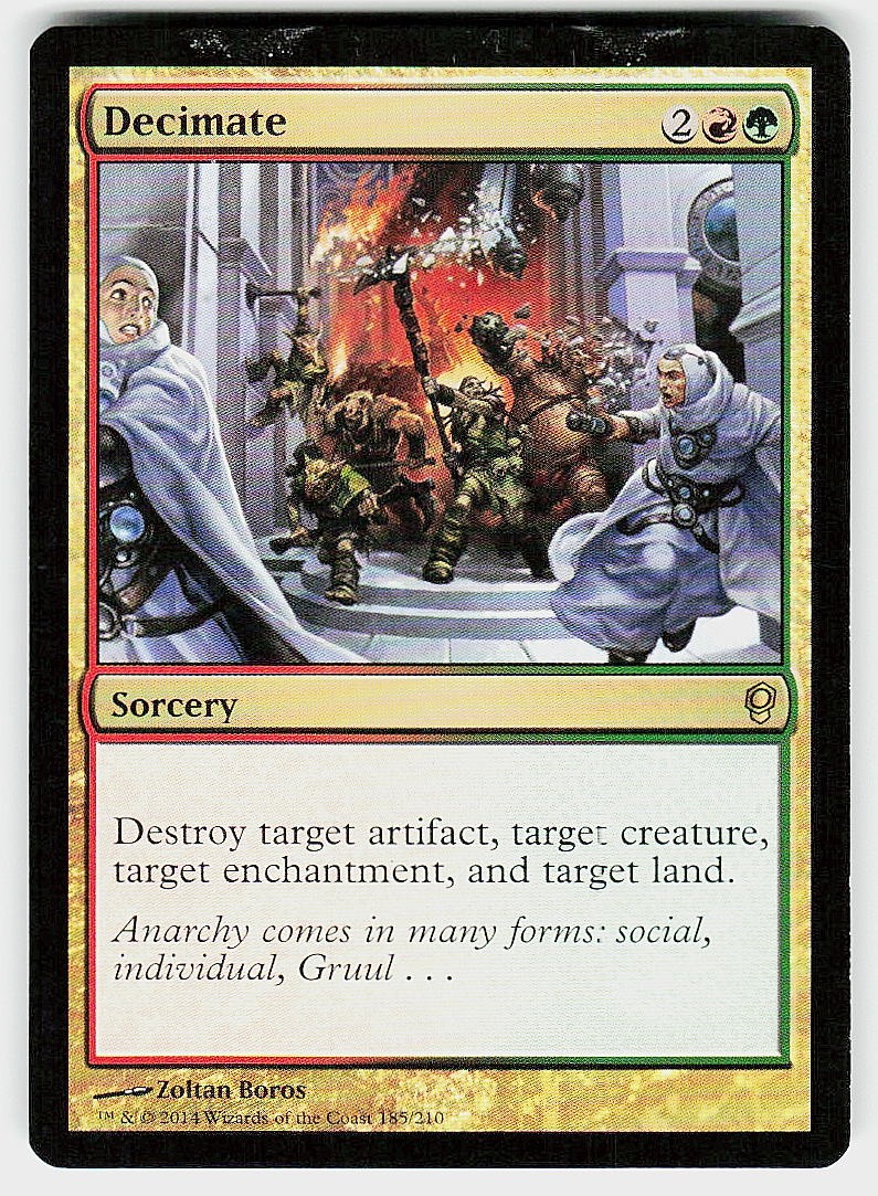 Decimate R Conspiracy 185 NM