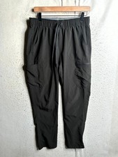 Carhartt Cargo Scrub Pants Womens Medium Black Force Cross Flex Straight Leg