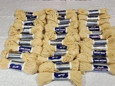 Lot Of 33 Bucilla Tapestry Wool 40 Yds Color No. 083 Ivory- Creme Lt Yellow