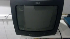 Vintage RCA E13318 13" CRT Color TV Gaming Television - NO Remote
