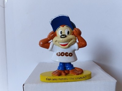 Kelloggs Müsli Coco Pops Affe Spielzeug Mini Wackelkopf Figur Kuchen Topper 3''