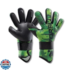 Storelli Challenger Goalkeeper Gloves, Youth Soccer Gloves, Enhanced Protecti