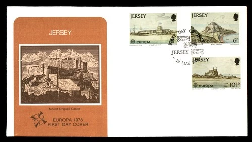 Mayfairstamps Jersey FDC 1978 Castles and Fort Combo First Day Cover aaw_93935