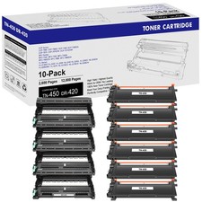 TN450 Toner Cartridge  DR420 Drum Lot For Brother HL-2270DW HL-2275DW MFC-7470