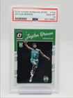JAYLEN BROWN 2016-17 DONRUSS OPTIC ROOKIE BASKETBALL CELTICS RC PSA 10 Q3090