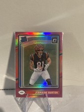 2024 Panini Donruss Optic Rated Rookie Jermaine Burton #251 Pink Prizm Bengals 