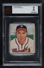 1950 Bowman Harold (Copyright) Pete Reiser #193 BVG 2 17hc