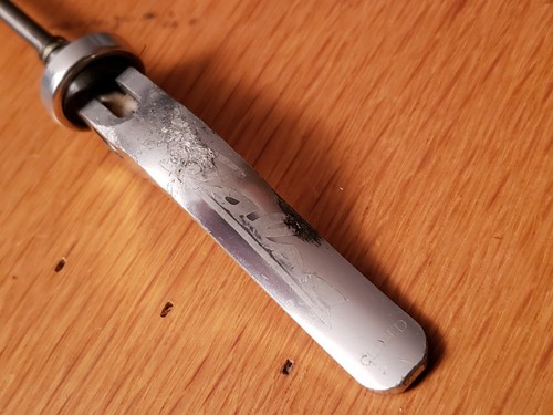 Vintage Salsa Skewer Flip Off Front, titanium Silver Quick Releas 100mm MTB bike - Picture 2 of 5