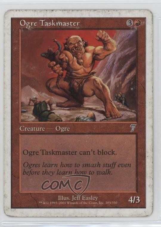 Ogre Taskmaster Magic: 7th Edition #203 2001