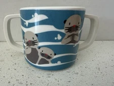 Sugar Booger Double Handle Otter Sippy Cup With Lid