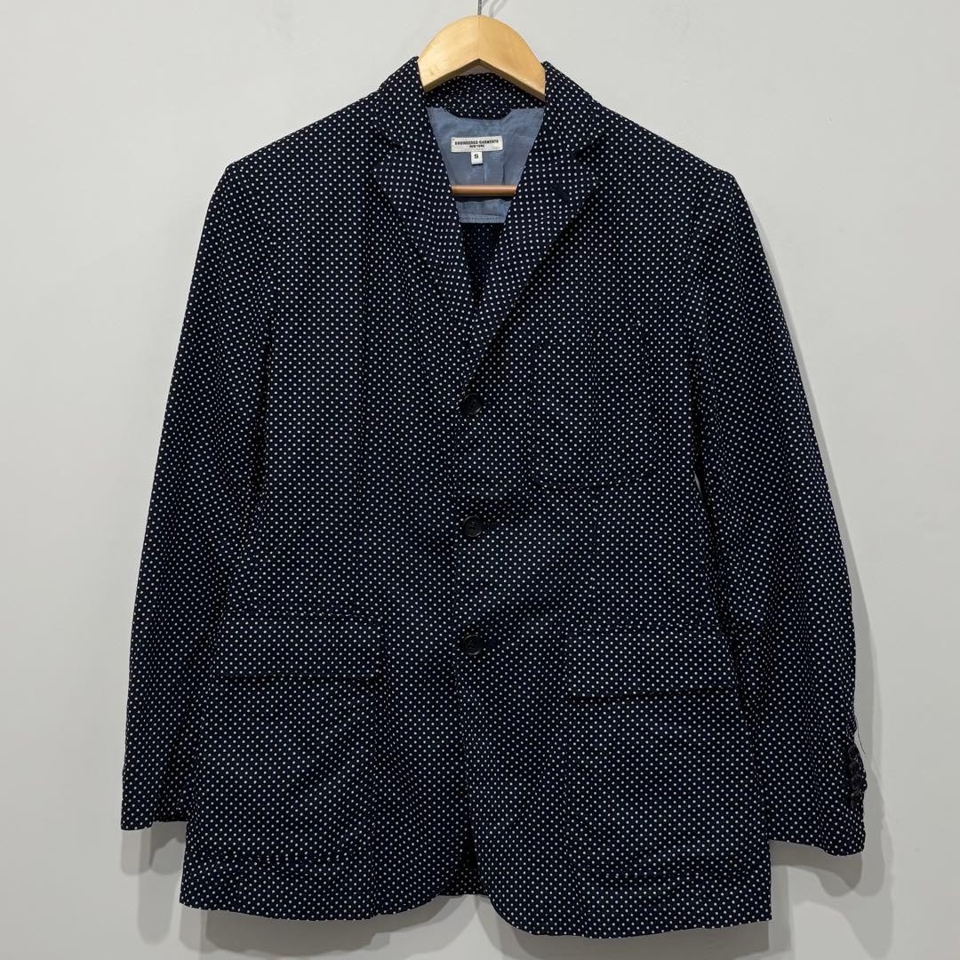 Engineered Garments Dot Pattern Tailored 3B Jacke… - image 1