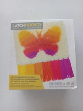 DIMENSIONS LATCH HOOK KIT BUTTERFLY SIZE 12" X 9" Brand New Sealed