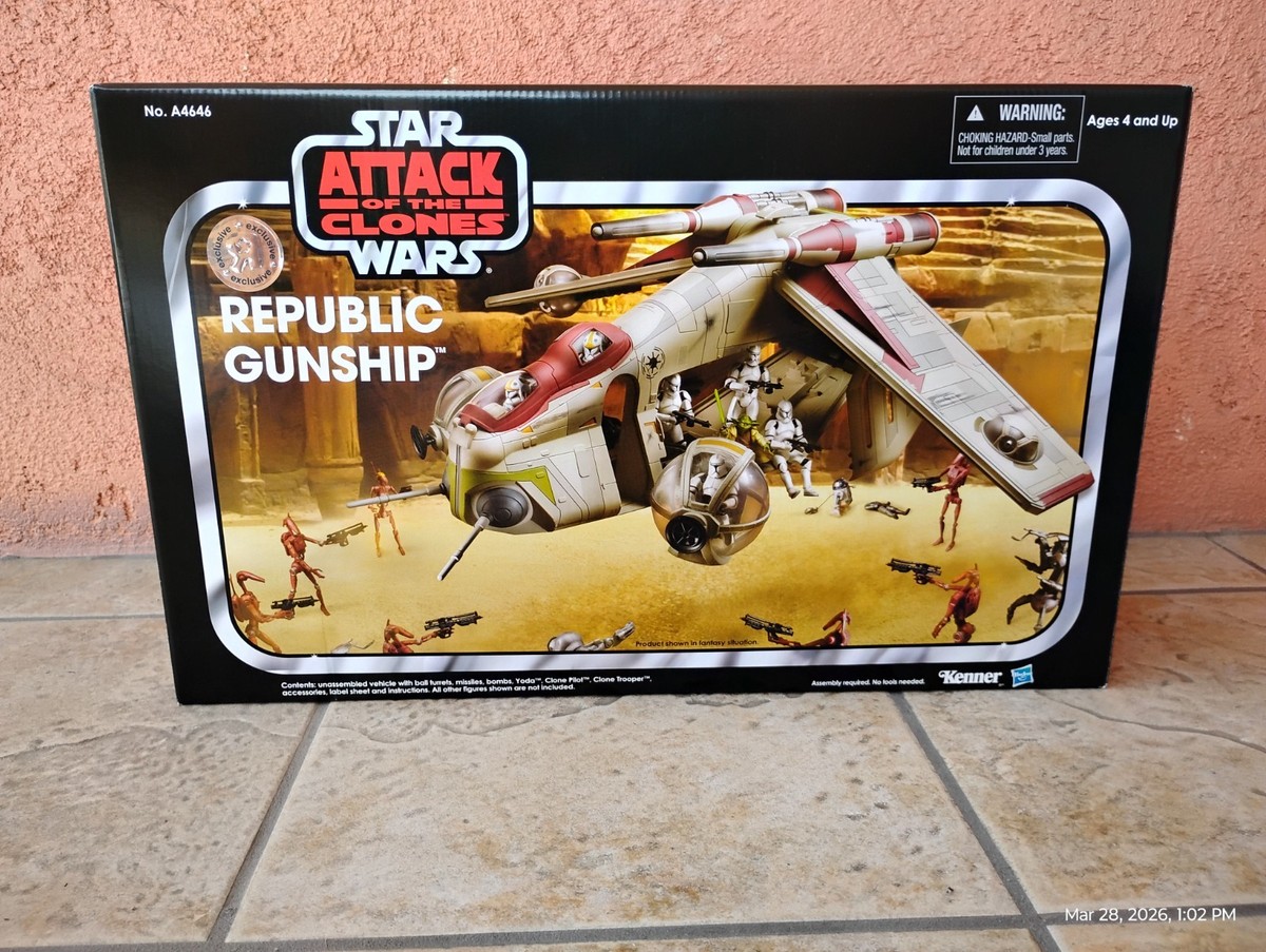 star wars REPUBLIC GUNSHIP the vintage collection sealed toys r us