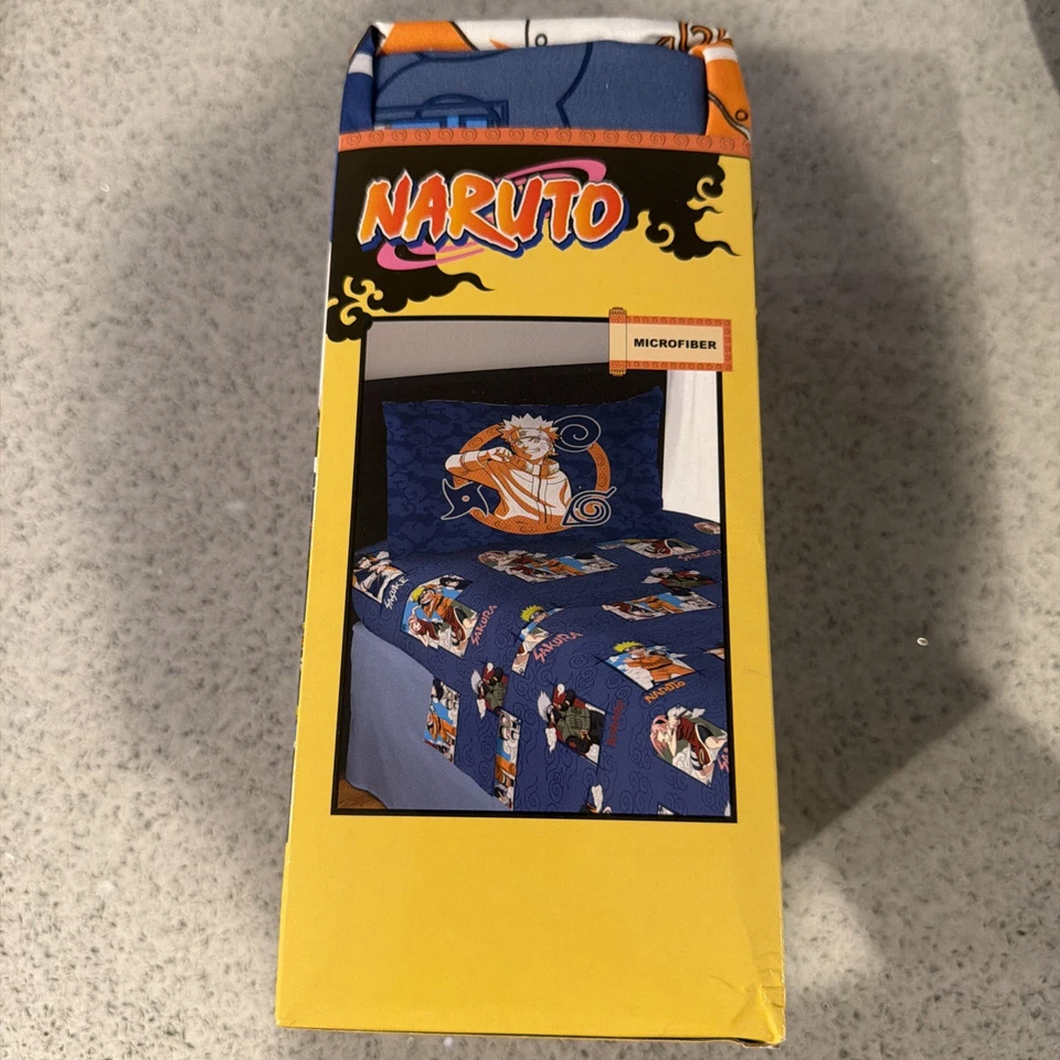 火影忍者 3 件套双床单套装带枕套 — 第 2/4 张图片