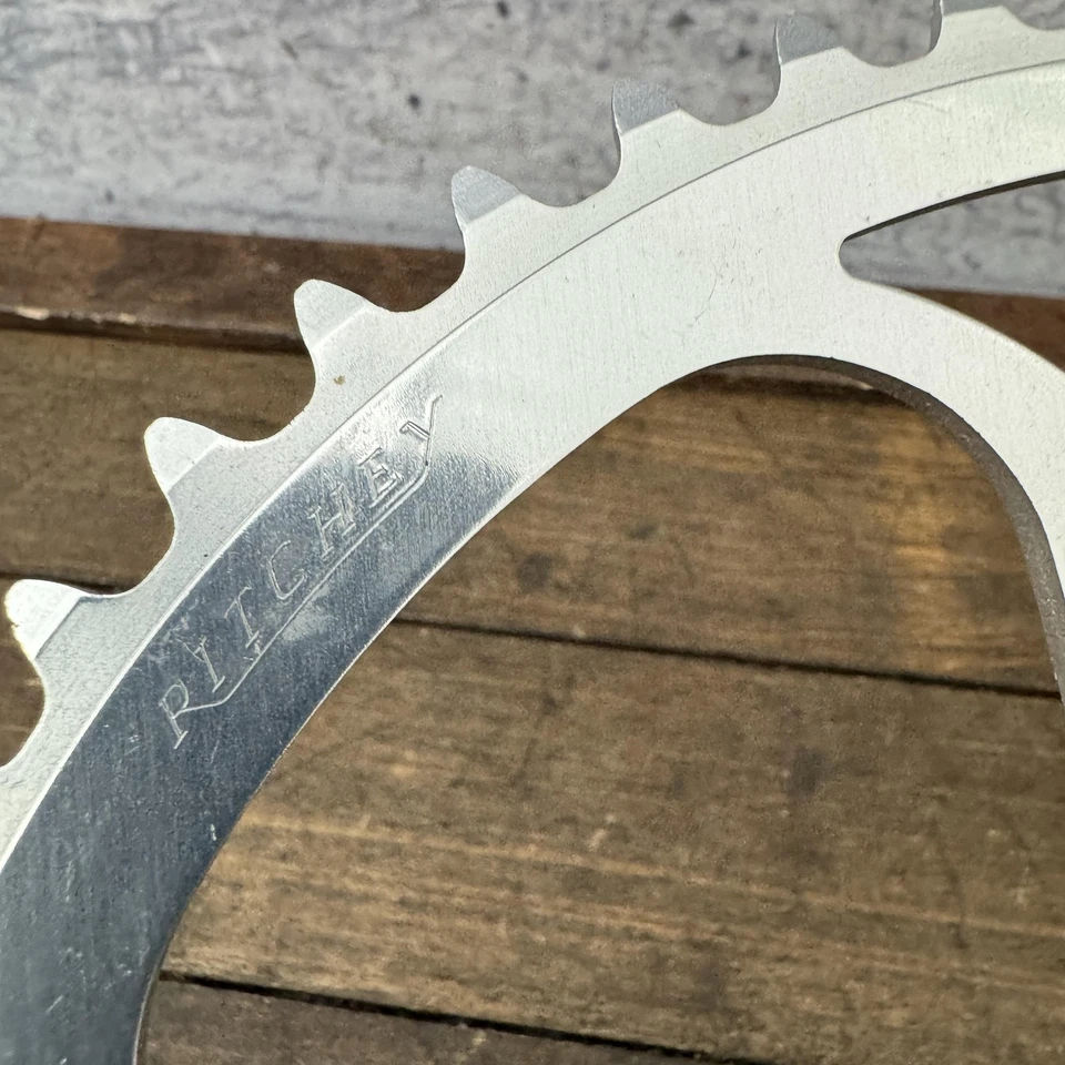 复古 Ritchey 53T 110 BCD 5 螺栓自行车链条银色全新旧货外 — 第 2/4 张图片