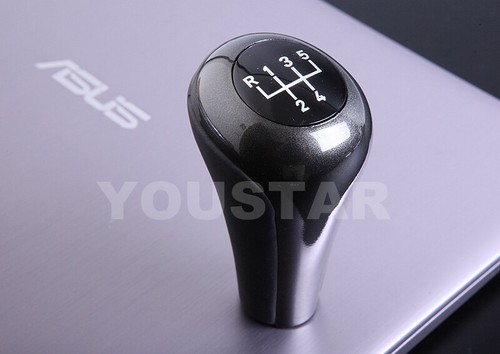 UK STOCK 5 Speed Italian Leather Weighted Gear Knob Grey Gloss for BMW M Sports - Picture 3 of 9