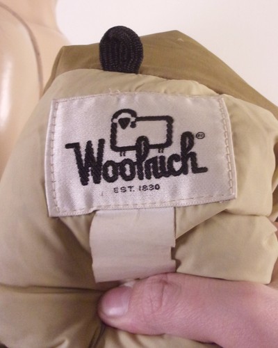 vintage 70s 80s Woolrich USA Goose Down Arctic Parka Jacket Coyote Fur Hood SZ L - Picture 7 of 7